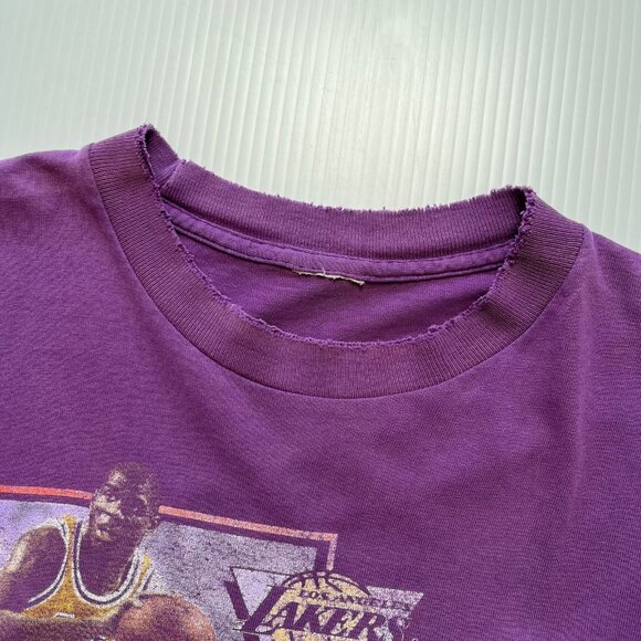 Vintage Salem Sportswear Los Angeles Lakers Faded Graphic Tee XL - Picture 6 of 9